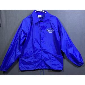 Vintage Jacket Men M Unlined Auburn Sportswear Windbreaker Made USA Bellsouth 92